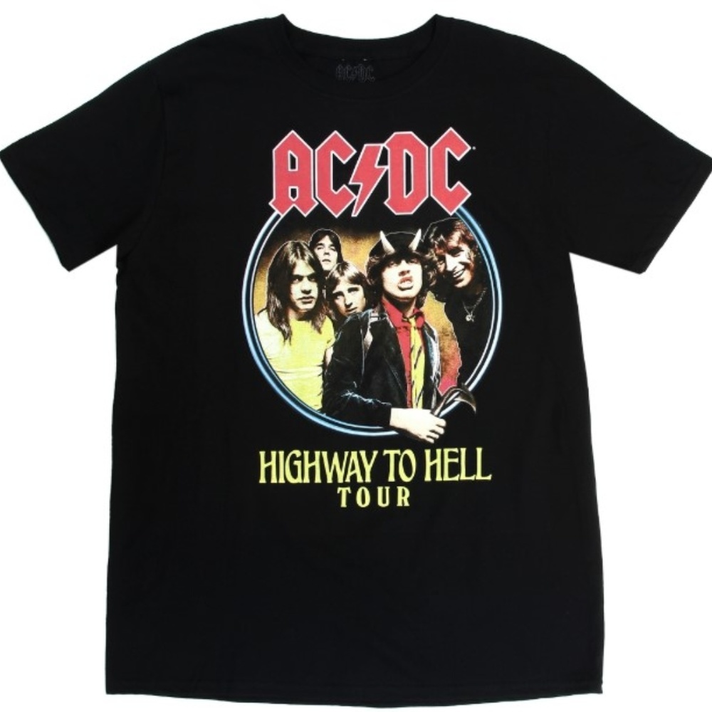 ACDC Men's Highway To Hell Short Sleeve T-Shirt
